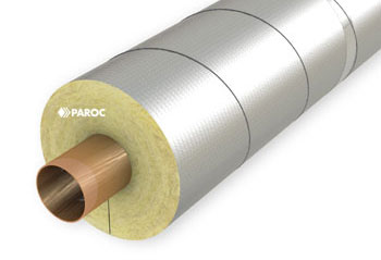 Paroc adviseert met aluminiumfolie beklede PAROC Hvac-producten voor HVAC-leidingen